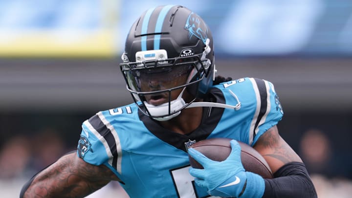 Carolina Panthers running back Rico Dowdle Carolina Panthers running back Rico Dowdle
