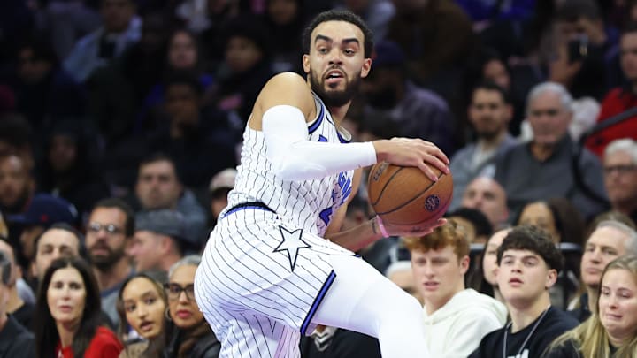 Orlando Magic guard Tyus Jones started the first game on this four-game trip in Denver and is likely to be in Jamahl Mosley's first five with Jalen Suggs unlikely to play.