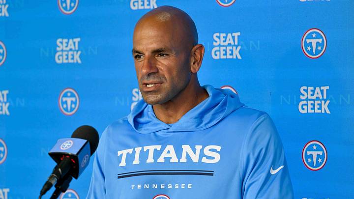 Tennessee Titans head coach Robert Saleh Tennessee Titans head coach Robert Saleh