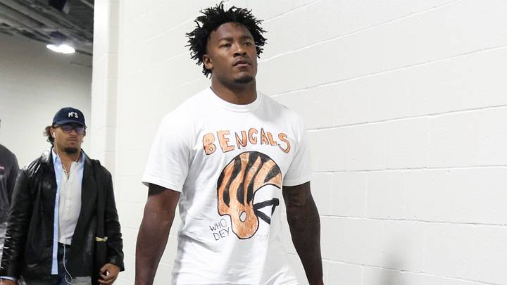 Sep 27, 2026; Pittsburgh, Pennsylvania, USA;  Cincinnati Bengals linebacker Barrett Carter (49) arrives at the stadium to play the Pittsburgh Steelers at Acrisure Stadium.  Mandatory Credit: Charles LeClaire-Imagn Images