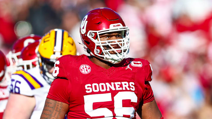 Oklahoma Sooners defensive lineman Gracen Halton (56)