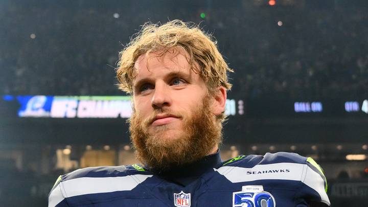 Seattle Seahawks wide receiver Cooper Kupp leaves the field