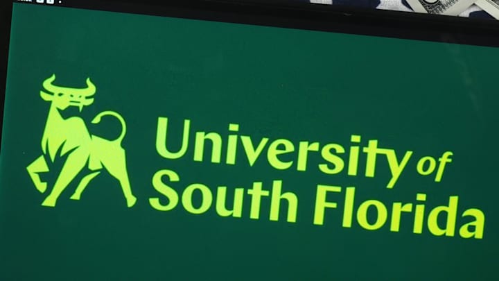 In this photo illustration, University of South Florida logo...
