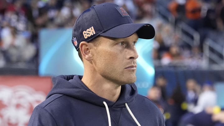 Chicago Bears head coach Ben Johnson. Chicago Bears head coach Ben Johnson.