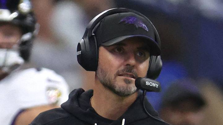 Baltimore Ravens head coach Jesse Minter Baltimore Ravens head coach Jesse Minter