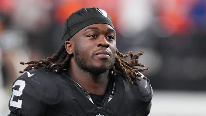Dec 7, 2025; Paradise, Nevada, USA; Las Vegas Raiders running back Ashton Jeanty (2) leaves the field following a game against the Denver Broncos at Allegiant Stadium. Mandatory Credit: Stephen R. Sylvanie-Imagn Images Dec 7, 2025; Paradise, Nevada, USA; Las Vegas Raiders running back Ashton Jeanty (2) leaves the field following a game against the Denver Broncos at Allegiant Stadium. Mandatory Credit: Stephen R. Sylvanie-Imagn Images