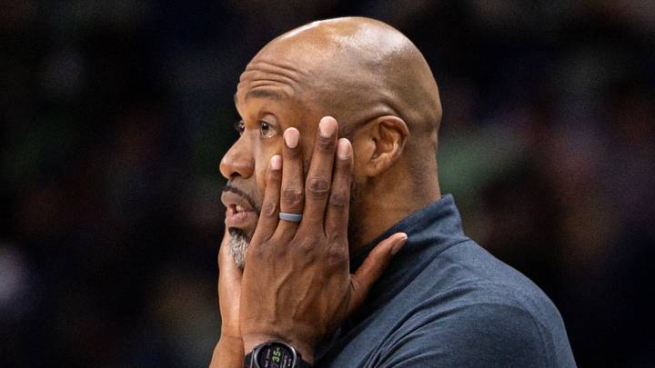 Apr 5, 2026; New Orleans, Louisiana, USA; Orlando Magic Head Coach Jamahl Mosley reacts to a play against the New Orleans Pelicans during the second half at Smoothie King Center. Mandatory Credit: Stephen Lew-Imagn Images Apr 5, 2026; New Orleans, Louisiana, USA; Orlando Magic Head Coach Jamahl Mosley reacts to a play against the New Orleans Pelicans during the second half at Smoothie King Center. Mandatory Credit: Stephen Lew-Imagn Images