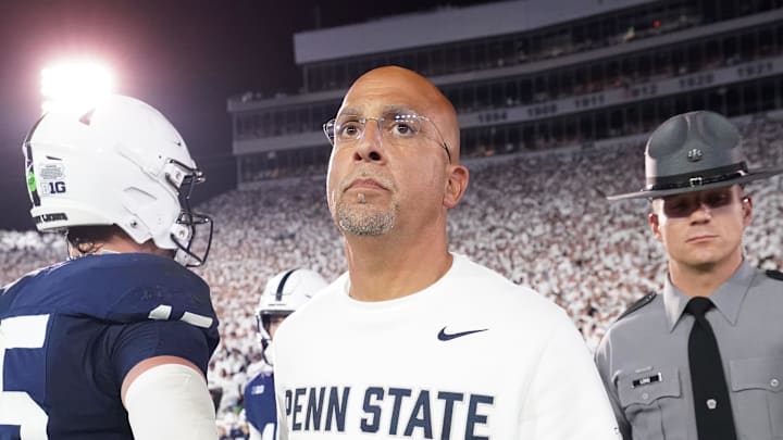 Penn State Nittany Lions head coach James Franklin 