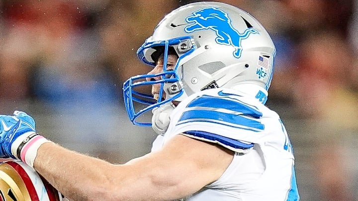 Detroit Lions linebacker Jack Campbell (46). Detroit Lions linebacker Jack Campbell (46).