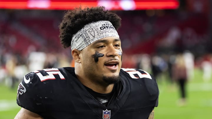 Atlanta Falcons running back Tyler Allgeier 