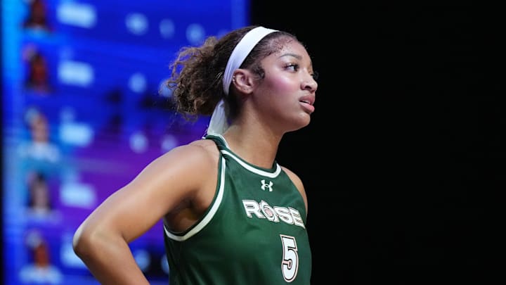 Angel Reese (5) of the Rose