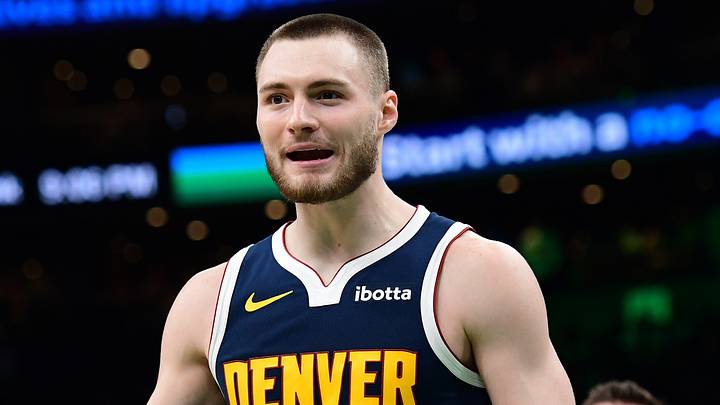 Jan 7, 2026; Boston, Massachusetts, USA; Denver Nuggets guard Christian Braun (0) reacts after a play during the second half against the Boston Celtics at TD Garden. Mandatory Credit: Bob DeChiara-Imagn Images Jan 7, 2026; Boston, Massachusetts, USA; Denver Nuggets guard Christian Braun (0) reacts after a play during the second half against the Boston Celtics at TD Garden. Mandatory Credit: Bob DeChiara-Imagn Images