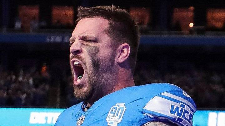 Detroit Lions left tackle Taylor Decker 