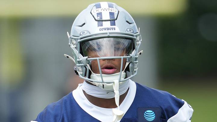 Dallas Cowboys defensive back Caleb Downs 