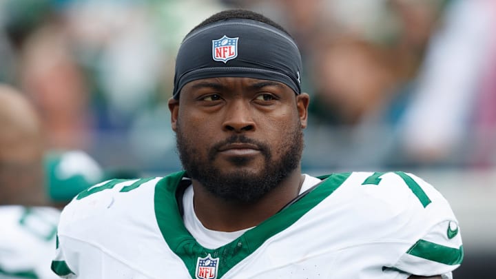 New York Jets offensive lineman John Simpson