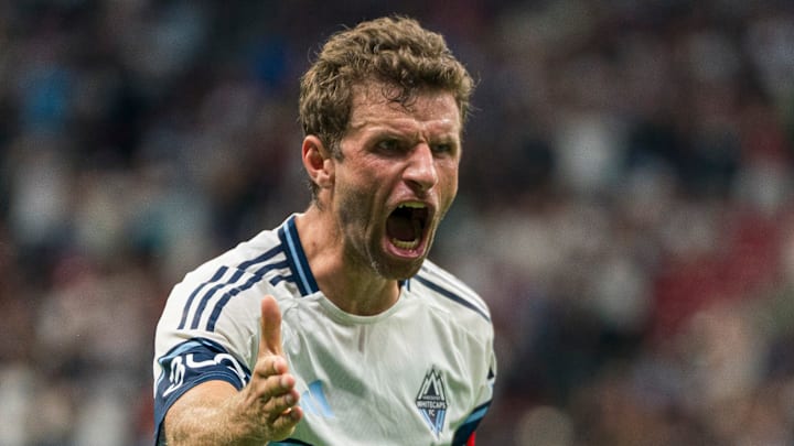 Thomas Muller scored his first goal for the Vancouver Whitecaps against a longtime Bundesliga foe.