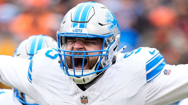 Detroit Lions defensive end Pat O'Connor (95). Detroit Lions defensive end Pat O'Connor (95).