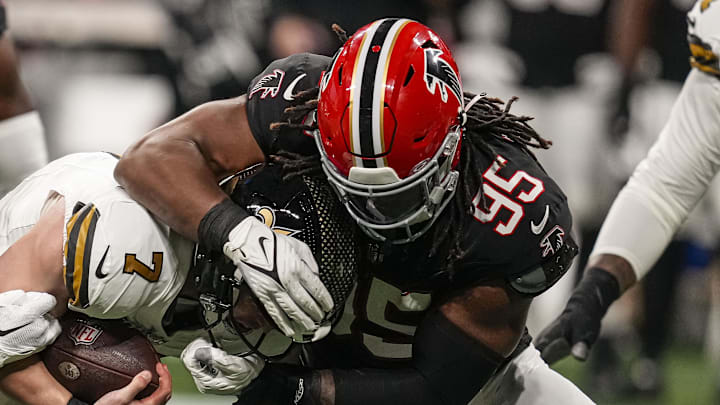 Atlanta Falcons defensive tackle Ta'Quon Graham