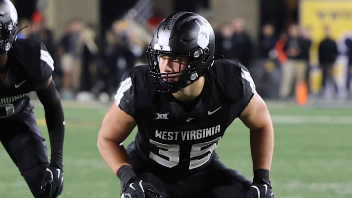 West Virginia University linebacker Reid Carrico West Virginia University linebacker Reid Carrico