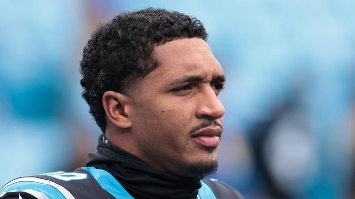 Carolina Panthers running back Chuba Hubbard Carolina Panthers running back Chuba Hubbard
