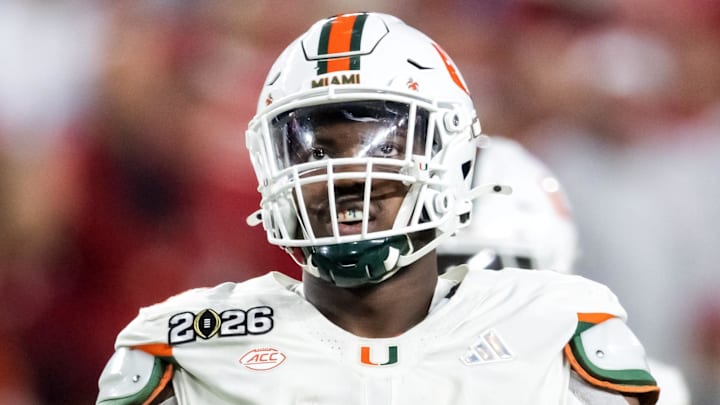 Miami Hurricanes defensive lineman Rueben Bain Jr.