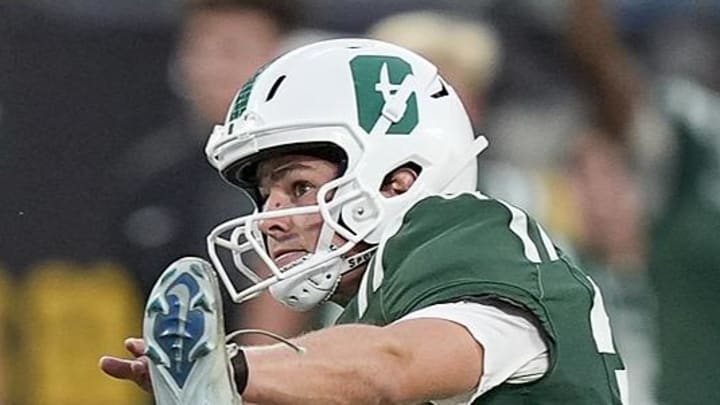Aug 29, 2025; Charlotte, North Carolina, USA; Charlotte 49ers place kicker Liam Boyd (37) adds a field goal during the first quarter against the Appalachian State Mountaineers at Bank of America Stadium.