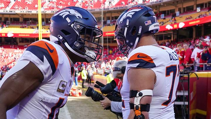 Denver Broncos WR Courtland Sutton and LT Garett Bolles