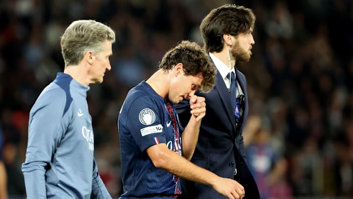 Joao Neves sorti sur blessure avec le PSG face à l'Atalanta mercredi