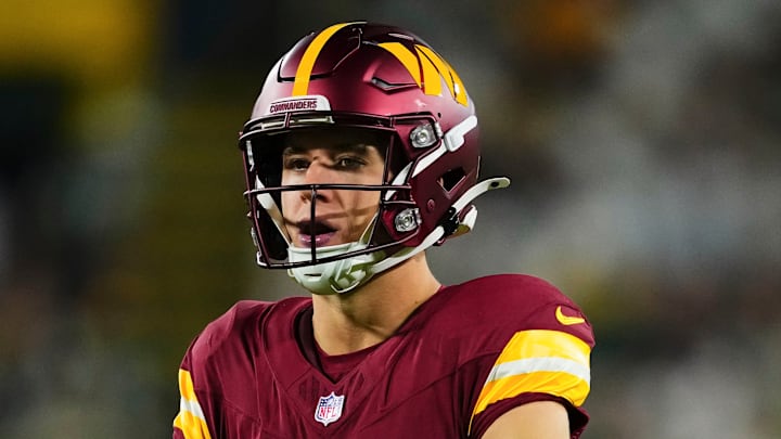 Washington Commanders wide receiver Luke McCaffrey