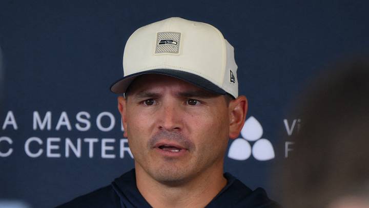 Seattle Seahawks head coach Mike Macdonald speaks to the media Seattle Seahawks head coach Mike Macdonald speaks to the media
