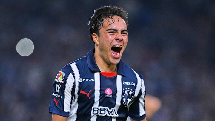 19-year-old Iker Fimbres celebrating his brace that gave Monterrey a 4–2 victory over Tigres in his first Clásico Regio.