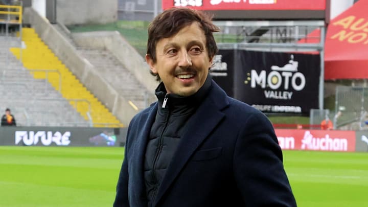 Pablo Longoria, président de l'OM qui piste un attaquant de la Juve. 