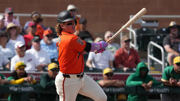 San Francisco Giants left fielder Harrison Bader.