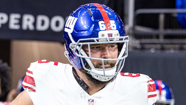 New York Giants interior offensive lineman Austin Schlottmann  