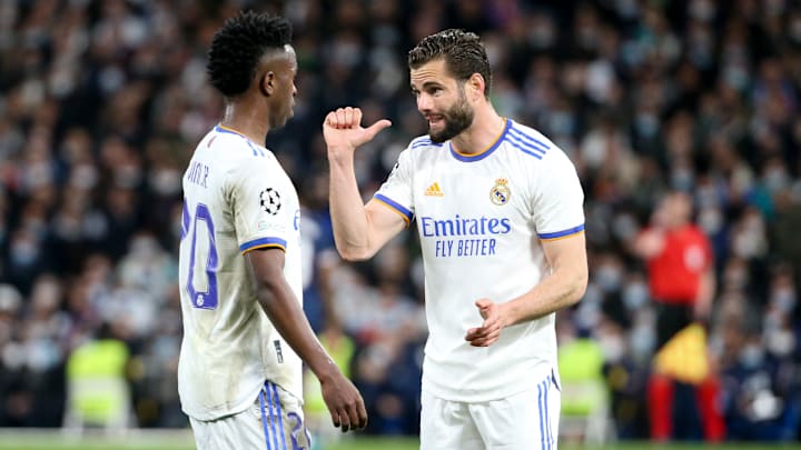 Nacho Fernandez y Vinicius Junior