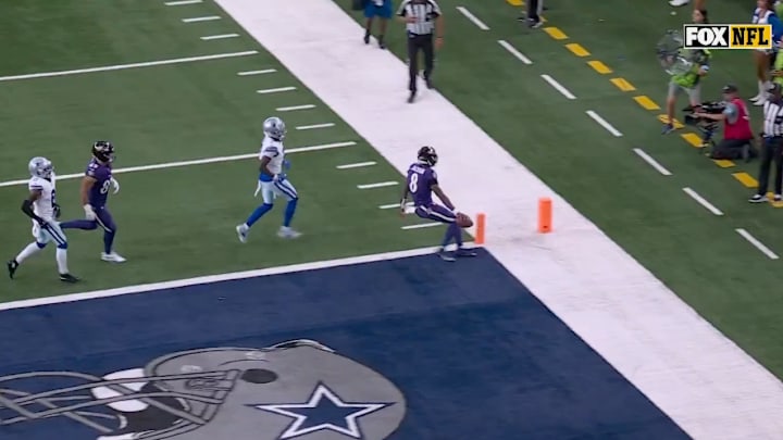 Lamar Jackson made the Cowboys defense look foolish on this TD run. 