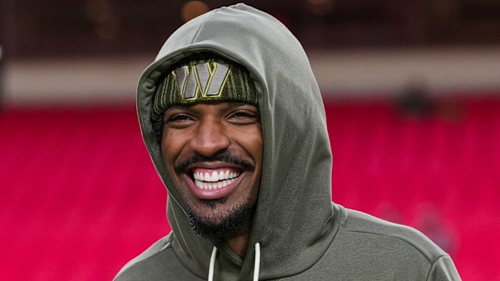 Washington Commanders quarterback Jayden Daniels