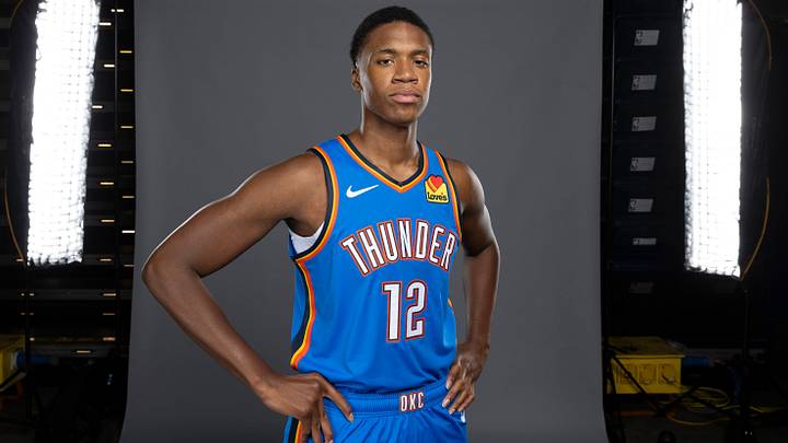 Sep 29, 2025; Oklahoma City, OK, USA; Oklahoma City Thunder center Thomas Sorber (12) poses for a photo during the 2025 Oklahoma City Thunder media day at Paycom Center. Mandatory Credit: Alonzo Adams-Imagn Images Sep 29, 2025; Oklahoma City, OK, USA; Oklahoma City Thunder center Thomas Sorber (12) poses for a photo during the 2025 Oklahoma City Thunder media day at Paycom Center. Mandatory Credit: Alonzo Adams-Imagn Images