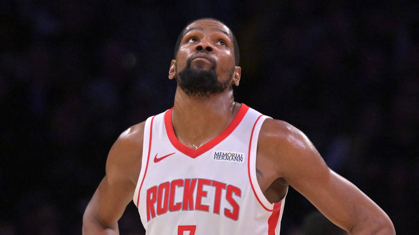 Rockets Share Kevin Durant Injury Status Ahead of Win-or-Go-Home Game 4 vs. Lakers