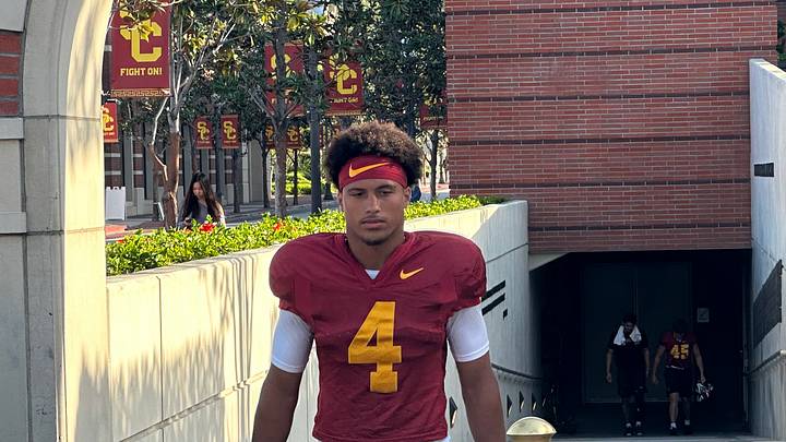 USC Trojans freshman wide receiver Trent Mosley