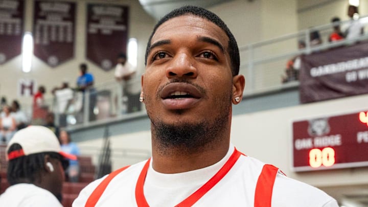 Cincinnati Bengals wide receiver Ja'Marr Chase during the Tee+Jaden+BMaze Celebrity Basketball Game hosted by Cincinnati Bengals wide receiver and Oak Ridge alum Tee Higgins at Oak Ridge High School's Wildcat Arena on June 20, 2025. Cincinnati Bengals wide receiver Ja'Marr Chase during the Tee+Jaden+BMaze Celebrity Basketball Game hosted by Cincinnati Bengals wide receiver and Oak Ridge alum Tee Higgins at Oak Ridge High School's Wildcat Arena on June 20, 2025.