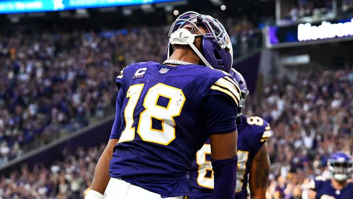 Minnesota Vikings wide receiver Justin Jefferson Minnesota Vikings wide receiver Justin Jefferson