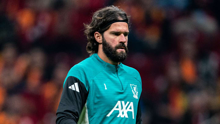 Alisson is set for a spell on the sidelines.