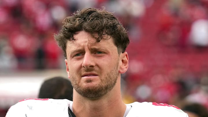 San Francisco 49ers tight end Jake Tonges San Francisco 49ers tight end Jake Tonges