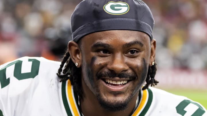 Green Bay Packers quarterback Malik Willis has plenty of reason to smile.