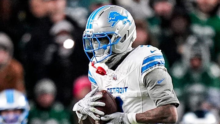 Detroit Lions wide receiver Jameson Williams (1).