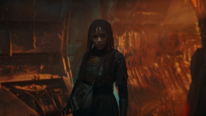 Mae Aniseya (Amandla Stenberg) in Lucasfilm's THE ACOLYTE, season one, exclusively on Disney+. ©2024 Lucasfilm Ltd. & TM. All Rights Reserved.