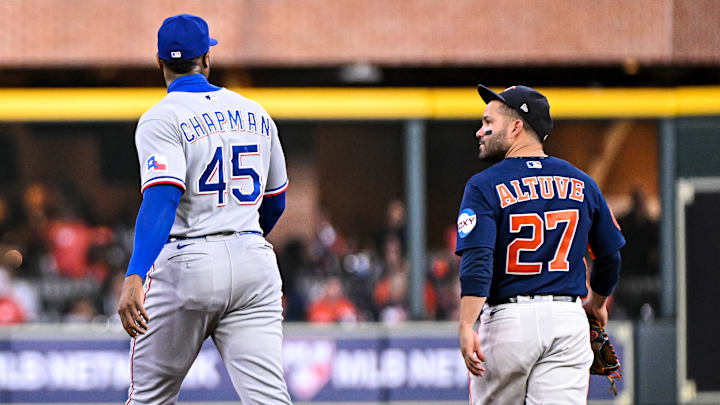 José Altuve y Aroldis Chapman tienen una gran rivalidad 