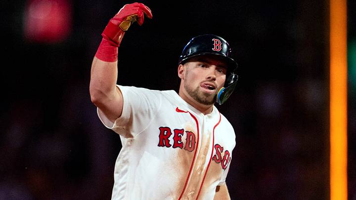 Boston Red Sox third baseman Caleb Durbin Boston Red Sox third baseman Caleb Durbin