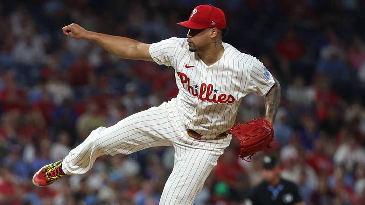 Aug 19, 2026; Philadelphia, Pennsylvania, USA; Philadelphia Phillies pitcher Jhoan Duran (59) throws a pitch during the ninth inning against the Miami Marlins at Citizens Bank Park. Mandatory Credit: Bill Streicher-Imagn Images Aug 19, 2026; Philadelphia, Pennsylvania, USA; Philadelphia Phillies pitcher Jhoan Duran (59) throws a pitch during the ninth inning against the Miami Marlins at Citizens Bank Park. Mandatory Credit: Bill Streicher-Imagn Images